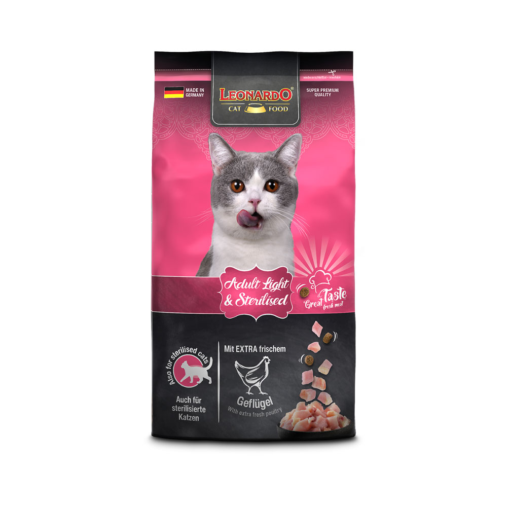 Leonardo Pollo Gato Adulto Light & Sterilised 1,8 kg