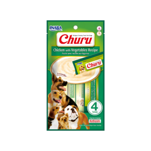 Churu Pollo y Vegetales Perro 4 UND