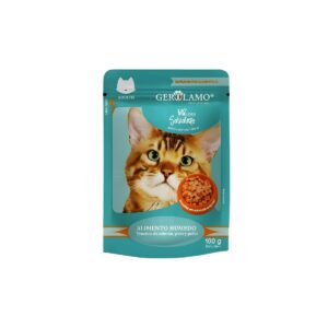 Gerolamo Salvatore Pouch Salmón, Pato y Pollo Gatos 100g