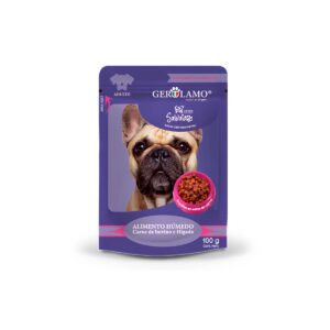 Gerolamo Salvatore Pouch Trocitos de Carne Perros Adultos 100g