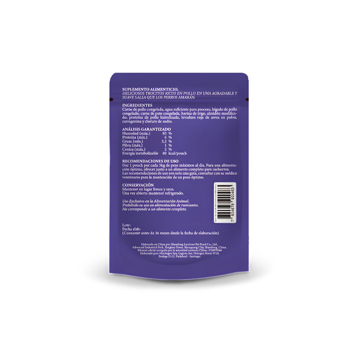 Gerolamo Salvatore Pouch Trocitos de Pollo Puppy 100g - Imagen 2
