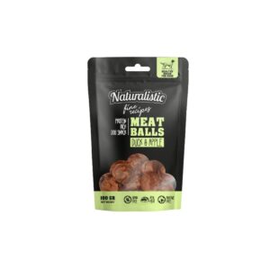 Naturalistic Meatballs Duck & apple 100 gr