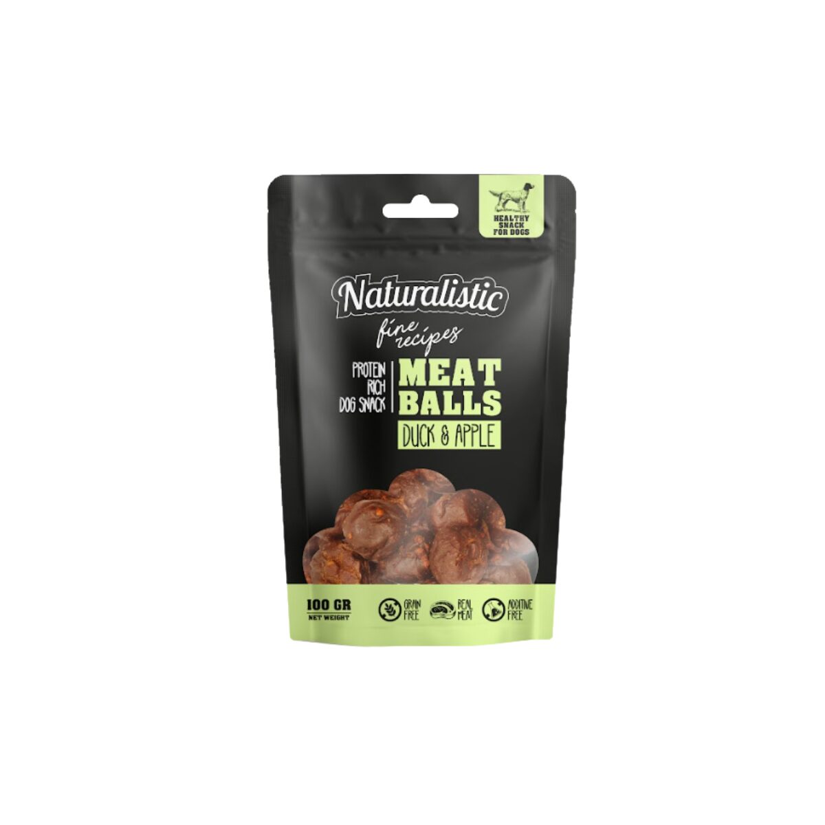 Naturalistic Meatballs Duck & apple 100 gr