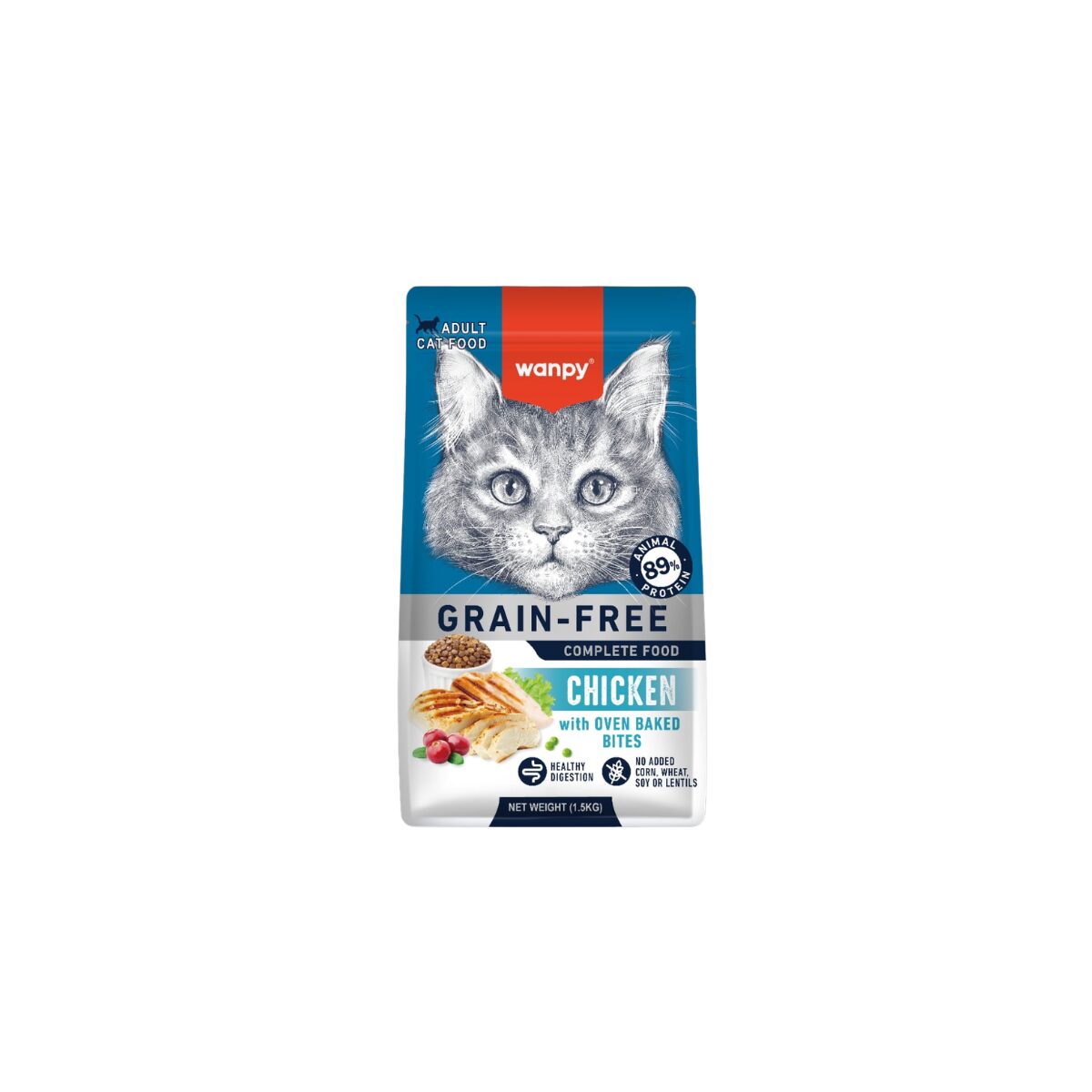 Wanpy Adult Cat Chicken 1.5kg
