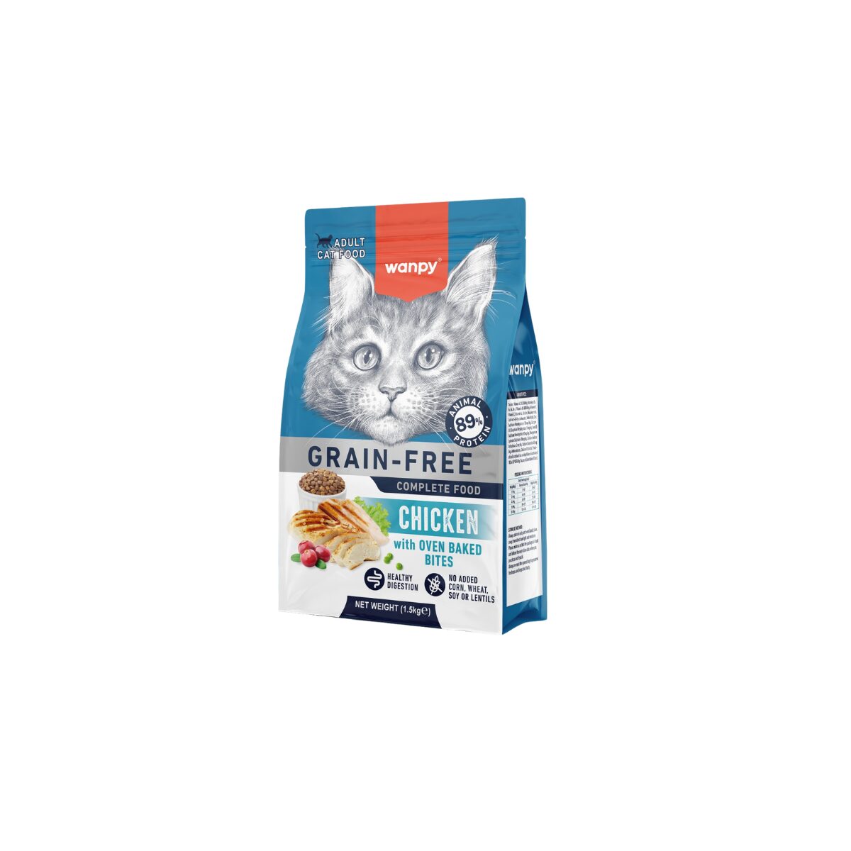 Wanpy Adult Cat Chicken 1.5kg - Imagen 3