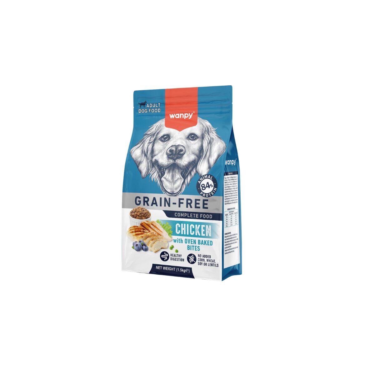 Wanpy Adult Dog Chicken 1.5kg - Imagen 3