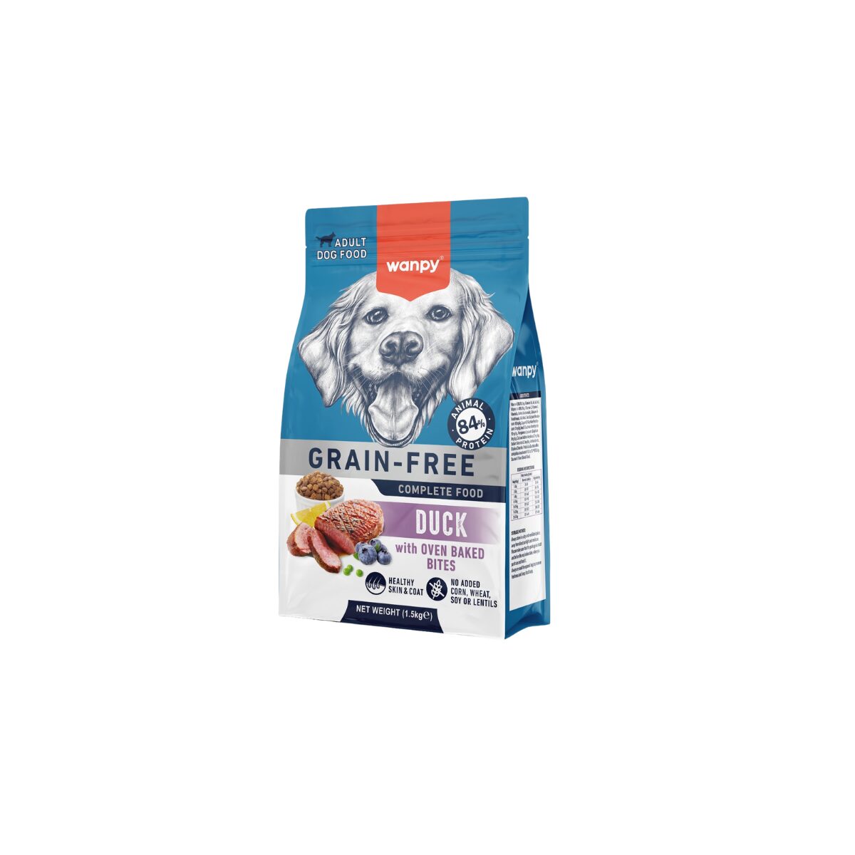 Wanpy Adult Dog Duck 1.5kg - Imagen 3