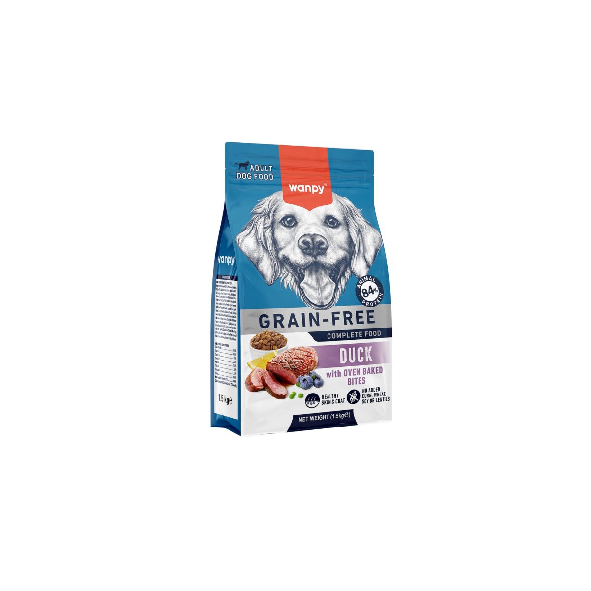 Wanpy Adult Dog Duck 1.5kg - Imagen 2