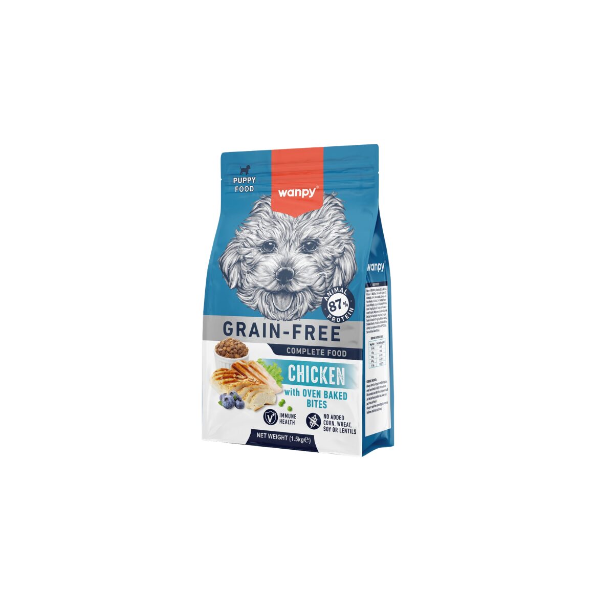 Wanpy Puppy Dog Chicken 1.5kg - Imagen 2